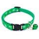 thumbnail image 1 of Small dog and cat Christmas bell collar: tree print design, 7.5-12.6 inch adjustable neck chain, holiday decoration, 1 of 5