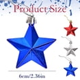 thumbnail image 3 of OCCOKO 6 Pieces Patriotic Hanging Star Ornaments – Red, White & Blue Plastic Stars for 4th of July, Independence Day, Memorial Day, Labor Day, Party & Home Decoration, 3 of 9