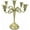 Bronze, variant on 3-Candle Metal Candelabra Candlesticks Holder for Formal Events, Wedding, Church, Holiday Décor, Halloween – Taper Candle Holder Stand Centerpiece Elegant Decoration Piece for Table,Pewter