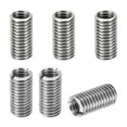 thumbnail image 1 of Unique Bargains Adaptateurs Filetés Manchon Réducteur Écrou M10 * 1,5 Mâle à M8 * 1,25 Femelle Réparation Insert Vis Réducteur 20mm 6 Pcs, 1 of 6