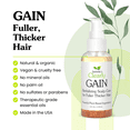 thumbnail image 2 of Isabella's Clearly GAIN, Rejuvenating Scalp Oil for Fuller Thicker Hair with | Natural Herbal Serum with Castor, Jojoba, Clary Sage, Rosemary, Nettle Extract for Men and Women  (4 Oz), 2 of 9