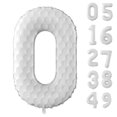 thumbnail image 1 of Globos con números de golf JUANBUDONG de 40 cm para fiesta de cumpleaños infantil, 1 of 7