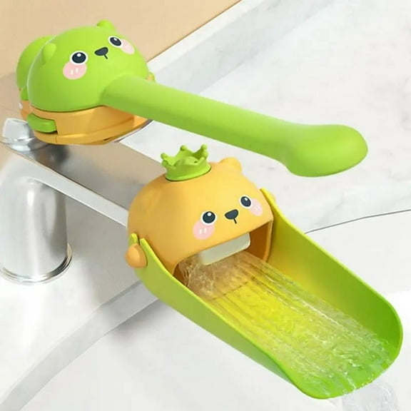 Cartoon Animals Faucet Extender for Kids Hand Washing in Bathroom Sink Accessories Kitchen Convenient for Baby Washing A