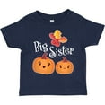 thumbnail image 3 of Inktastic Big Sister Pumpkins with Fall Leaves Girls Toddler T-Shirt, 3 of 5