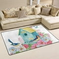 thumbnail image 2 of SKYSONIC Lightweight Carpet Mats Area Soft Rugs Floor Mat Doormat Decoration for Rooms Entrance 31 x 20 inches Bird House Swallow, 2 of 6