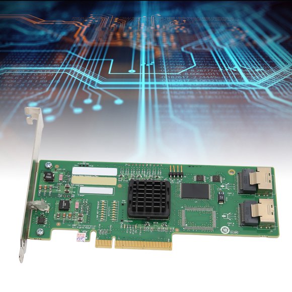 Express PCI E X8 Gigabit Ethernet Server Adapter Data Protection 2 SFF8087 Connector PCB Material Ethernet Server Controller Card