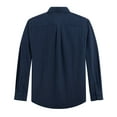 thumbnail image 3 of GENTS BLISS Long Sleeve Mens Dress Shirts Casual Solid Shirts for Men Regular Oxford Tops with Pocket, 3 of 10