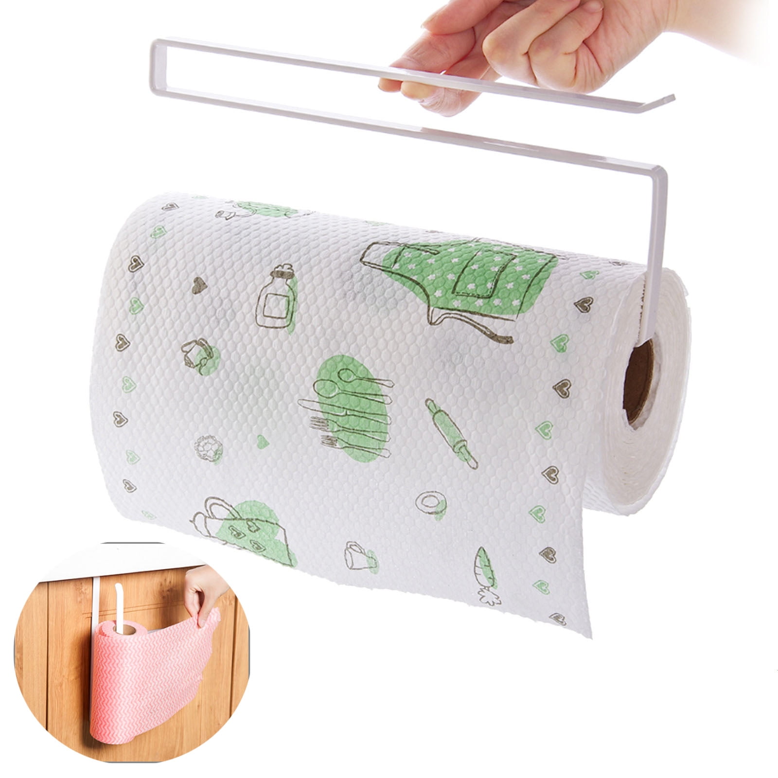 Paper Towel Holder Dispenser Under Cabinet Paper Roll ...