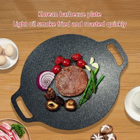 

CHAMAIR BBQ Pan Grill Non-stick Cooking Pans Induction Cooker Frying Pan Household Tools