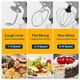 thumbnail image 5 of Batidora de alimentos VIVOHOME 5,7 L 10 velocidades plateada, 5 of 7