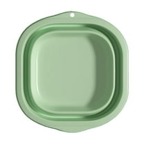 Folding Wash Basin， Collapsible Portable Dish Basin for Kitchen, Camping, Laundry, and Foot Bath， Durable Multi-Use Bucket for Home and Outdoors