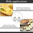 thumbnail image 4 of Stainless Steel Wire Clay Cut Off Tool With Soft Silicone Handle For Pottery Sculpture, Cheese, Dough Cutting, 4 of 8