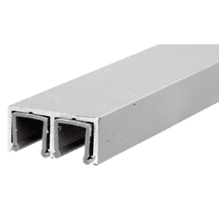 

CRL D609A Satin Anodized Aluminum Plastic Lined Double Upper Channel 144 Stock Length