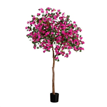 Nearly Natural 7ft. Artificial Bougainvillea Tree
