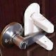 thumbnail image 1 of Packs White Child Safety Lock Baby Safety Lock Anti-Opening Door Handle Lock Latch Lock, 1 of 5