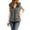 Dark Gray, variant on Cekizud Womens Puffer Vest Winter Hooded Faux Fur Trim Puffer Jacket Sleeveless Zip Up Slim Fit Warm Coat with Pockets, S-2XL