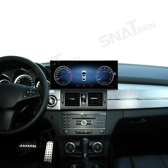 15.8 inch Carplay Screen Radio Multimedia Player for Mercedes GLK X204 2009 2010 2011 2012 Models Universal Car Navigation GPS Upgrade Headunit Android Display Video 1080P Replace System