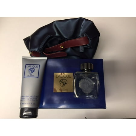 Extreme Edp - Lalique Pour Homme 3 pcs EDP Extreme Gift Set For Men With A Bag Vintage Rare