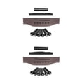 thumbnail image 1 of Soidarity Juego de pines para puente de guitarra, instrumento de música de de 6 cuerdas, accesorio DIY A 2piezas Soidarity CBP177822, 1 of 6