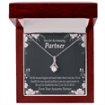 thumbnail image 4 of To My Partner You're Amazing Alluring Ribbon Necklace Message Card, 4 of 20