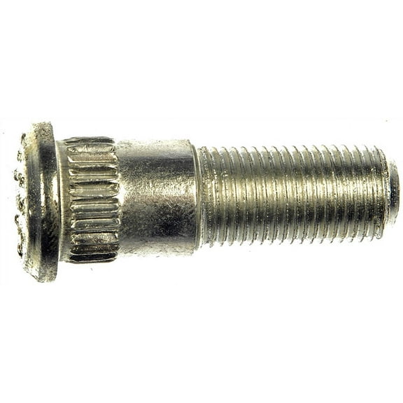 1/2-20 Serrated Wheel Stud - .625 In. Knurl, 1-1/16 In. Length