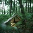 thumbnail image 4 of Cabin Hot Tent with Stove Jack Camping Tent Winter Tent 4 Season Tent 1-2 Person for Backpacking Camping Hiking Hunting Fishing Waterproof Windproof Lightweight 82 * 59 * 47, 4 of 13