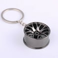 thumbnail image 3 of UDIYO Car Wheel Rim Model Key Chain Keychain Wheel Fashion Metal Keyring Pendant, 3 of 7