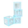 thumbnail image 1 of Baby Boxes With Letters 4 Transparent Balloon Ransparent Balloon Block Bride Shower, Baby Shower, Wedding Christmas Hall For Gender Reveal Birthday Wedding Baby Shower Decorations, 1 of 8