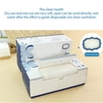 thumbnail image 2 of Inteprter Toallas de un solo de 80 piezas, removedor de maquillaje no tejido sin comprimir, toalla facial de belleza de doble en seco húmedo de Cadenas y protecciones para puertas de seguridad, 2 of 6