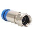 thumbnail image 3 of F 10 Uds RG6 UK Conector Tipo F Exprimido F Cable Antena Vídeo Adaptador Satélite F-004, 3 of 7