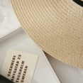 thumbnail image 6 of Visland Beach Sun Hat for Women Bow-Knot UV UPF 50+Travel Foldable Wide Brim Straw Hat, 6 of 7