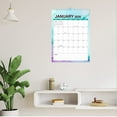 thumbnail image 2 of Calendario de Pared 2026, Planificador de 18 Meses, Organizador, Agenda, Registro de Citas, con Gancho para Colgar, 43 x 2.5 cm, Páginas Mensuales para Hogar, Oficina, 2 of 3