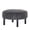 Dark Gray, variant on 27.56 Round Ottoman with Faux Rabbit Fur, Solid Wood Legs, Multifunctional Footrest and Extra Seat for Living Room Home Office, Dark Gray