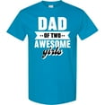 thumbnail image 3 of Inktastic Father's Day Dad of 2 Awesome Girls T-Shirt, 3 of 5