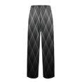 thumbnail image 6 of JGNGSHN Men’s Pajama Pants, Soft Plaid Cotton Lounge Bottoms with Straight Leg, Adjustable Drawstring, Elastic Waist, Sleepwear, 6 of 7