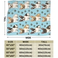 thumbnail image 2 of French Bulldog Blanket Bulldog Gifts for Women Women Cute Dog Blanket for Dog Lovers Soft Flannel Cozy Fleece Fuzzy French Bulldogs Plush Warm Bedding Stuff for Users Adults 50 x 60 Inch, 2 of 8