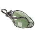 thumbnail image 2 of Irregular de Piedra Natural Collares Pendientes de Cobre Collar para Decoración Accesorio de Joya Verde Macarena Colgante de cristal irregular, 2 of 8