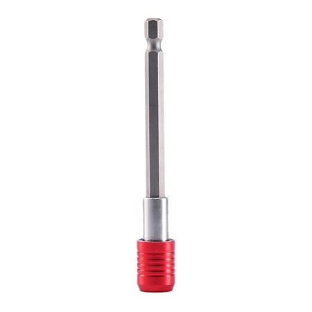 

Vokewalm 1/4 Hex Shank Magnetic Screwdriver Drill Holder 3PCS Internal Elastic Extension Red Drill Bit Holder 60-100-150 MM/ 2.36-3.94-5.91 in