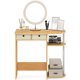 thumbnail image 5 of 11192EX/BK 99797E Home Computer Desk Writing Table, Espresso Finish, 5 of 8