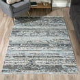 thumbnail image 3 of Addison Blair Distressed Stripe Blue 4'11"X7' Area Rug, 3 of 3