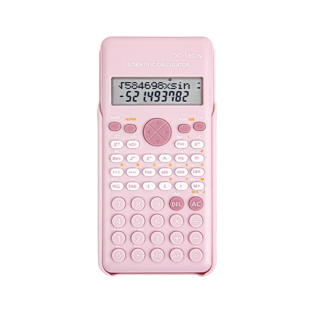 Calculadoras científicas de escritorio para estudiantes, calculadora científica de 240 funciones, 2 líneas, 10+2 dígitos, calculadora matemática de escritorio para la escuela.