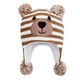 thumbnail image 1 of Gorro para bebé, gorro con forro polar de invierno, orejeras tejidas, gorros para niños, gorros para bebés y niñas con pompón, 1 of 6