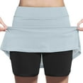 thumbnail image 2 of Bovxnpu Girls Skirt Sports Girls Skorts Tennis Skirts Golf Skirts with Shorts Girl's Active Running Skort Skirt Girl Summer Outfit, 2 of 7