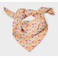 thumbnail image 3 of Bimba Orange Kangaroo Stripe Pure Silk Printed Head Bandanas Summer Neck Wrap Scarf 40 x 40 Inches, 3 of 6