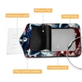 thumbnail image 4 of American Flag and Animals Square PU Leather Luggage Tags - 2 Pack with Privacy Cover and Stainless Steel Ring - Suitable for Travel, Backpack, Handbag - Suitcase Tags, Travel Tag, 4 of 7