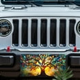 thumbnail image 5 of License Plate, Stained glass Tree Decorative Front,Personalized Stainless Steel License Plate Cover For Men Women,12.2" X 6.2", 5 of 6