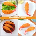 thumbnail image 5 of 3pcs Tempuras Model Fake Shrimp Craft Kitchen Model Lifelike Tempuras Decoration Restaurant Prop, 5 of 5