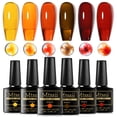 thumbnail image 1 of Esmalte de uñas MTSSII Jelly Crystal Gel translúcido 6 colores, 1 of 7