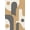 Gray, Pattern 12, variant on ODIKA 4'x6' Orange Vibrant Abstract Swirls and Waves Washable Area Rug Modern Artistic Expression for Contemporary Spaces for Home Office, Under Desk, Non-Slip Chair-Friendly, Flatwoven
