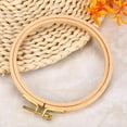thumbnail image 2 of Herwey Embroidery Frame, Hand Embroidery Hoop,Hand Embroidery Hoop Wooden Circle Frame for Cross Stitch Embroider Needle Arts DIY Tool, 2 of 5